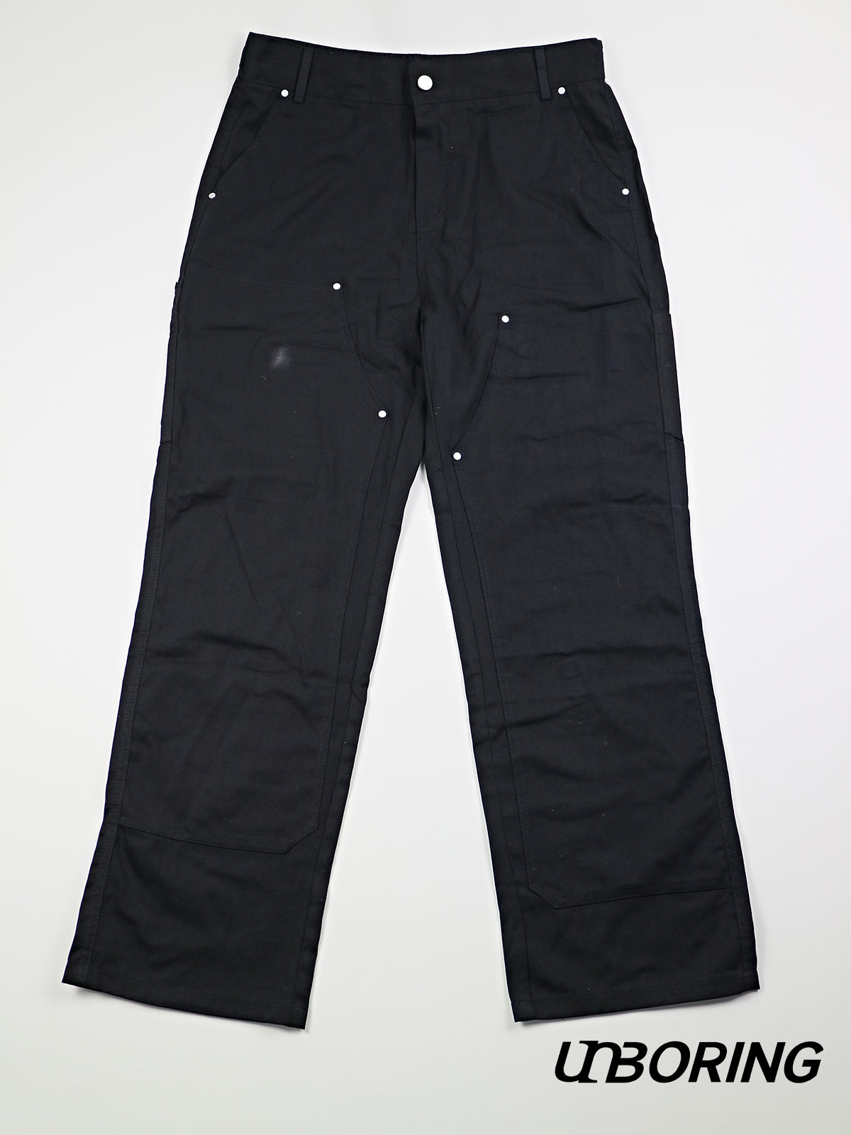 UNB black wash double knee pants