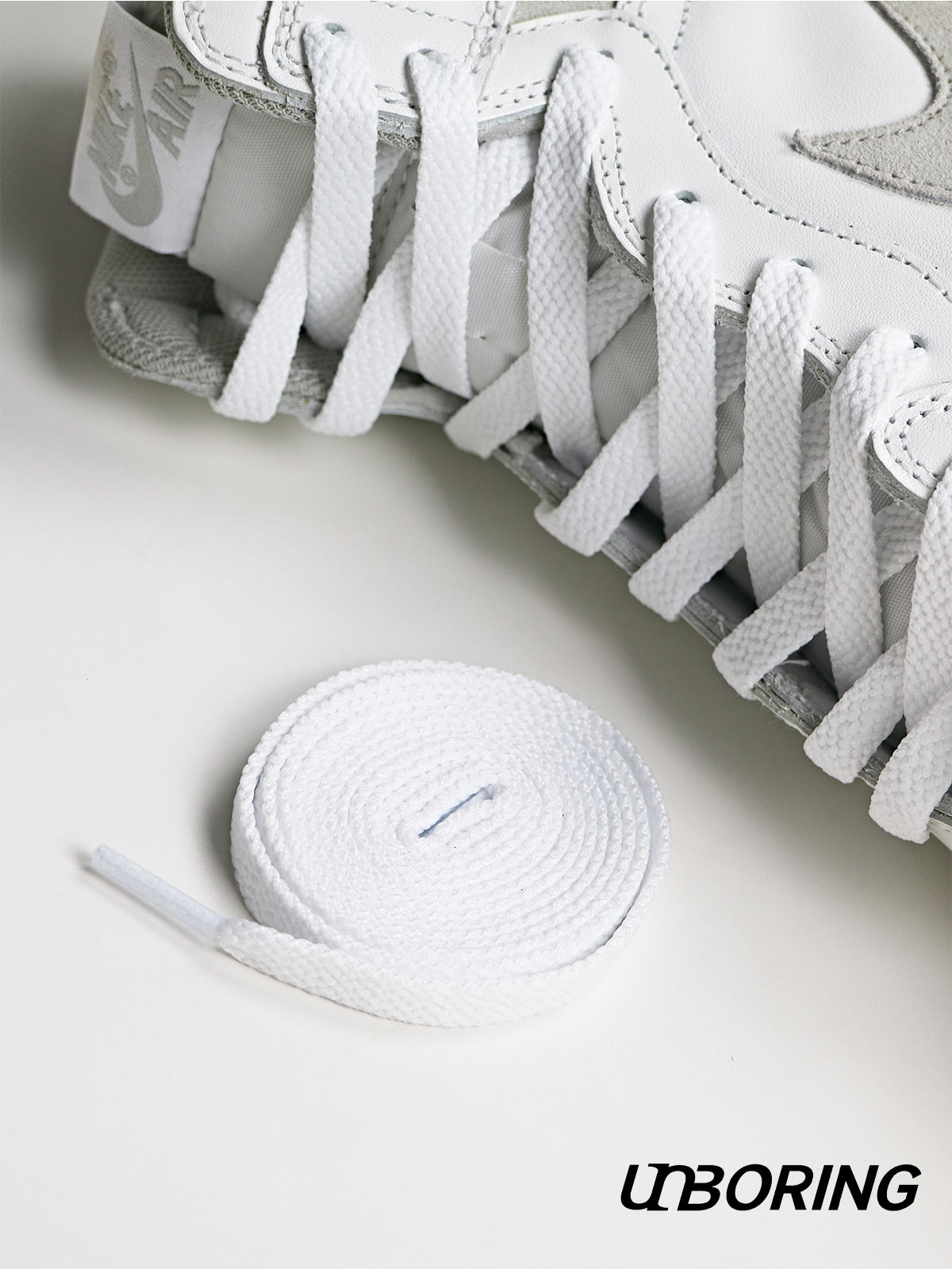 85s Shoeslaces-White