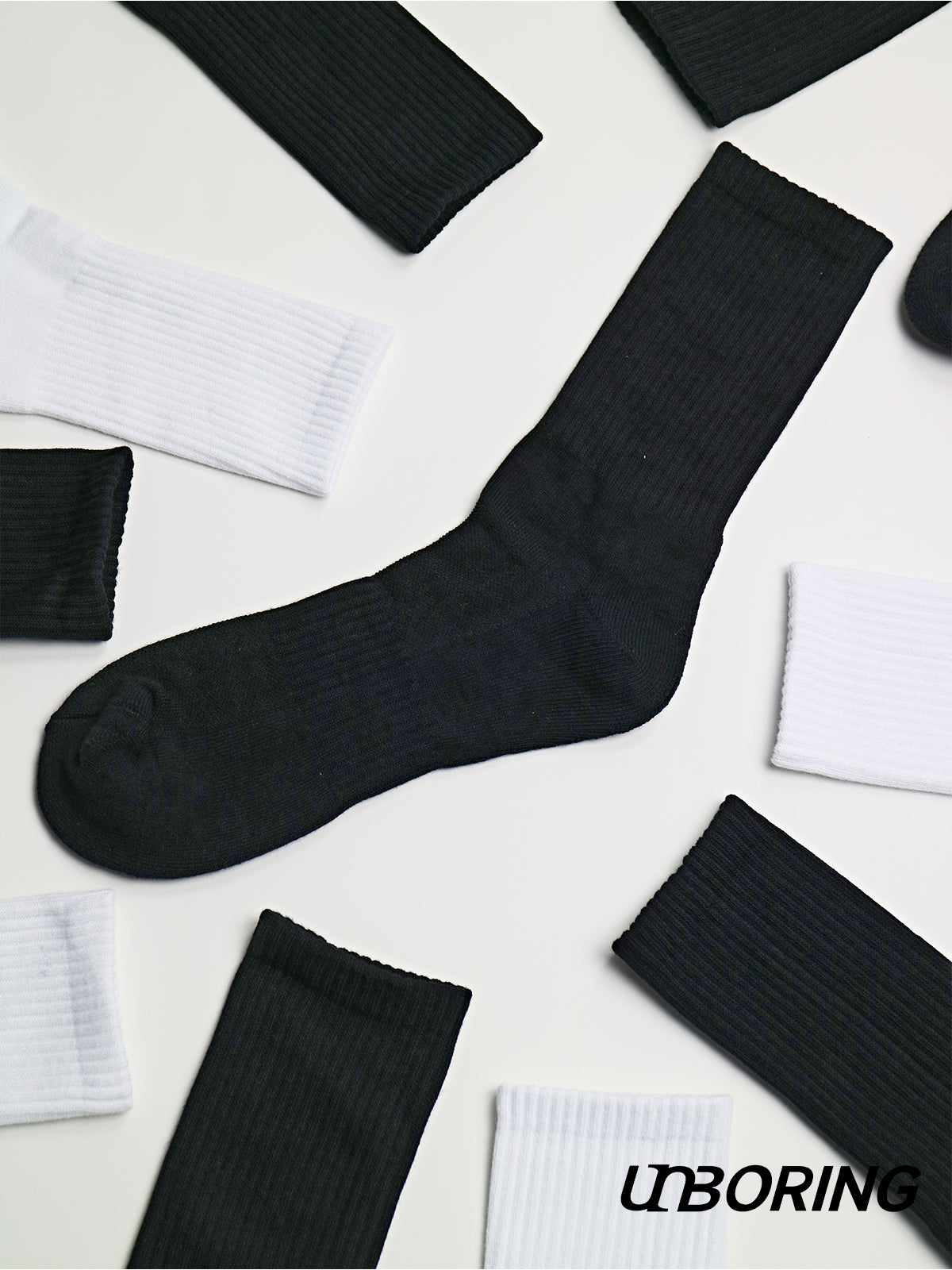 Basic Crew Socks - 5 Pairs